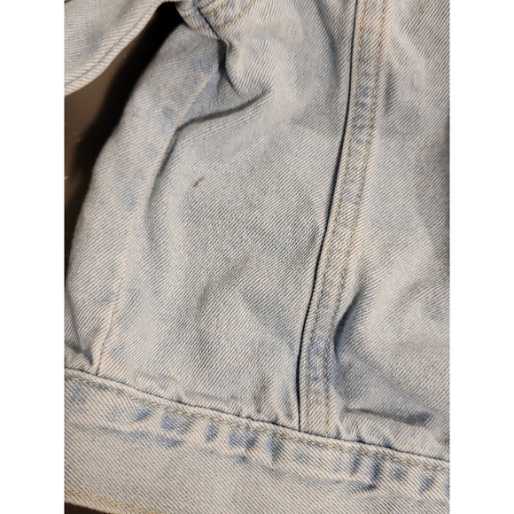 FOREVER 21 GIRL Light Wash Denim Jacket~Size 5/6 - Picture 6 of 7